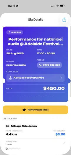 Gig Invitations